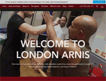 Tablet Screenshot of london-arnis.co.uk